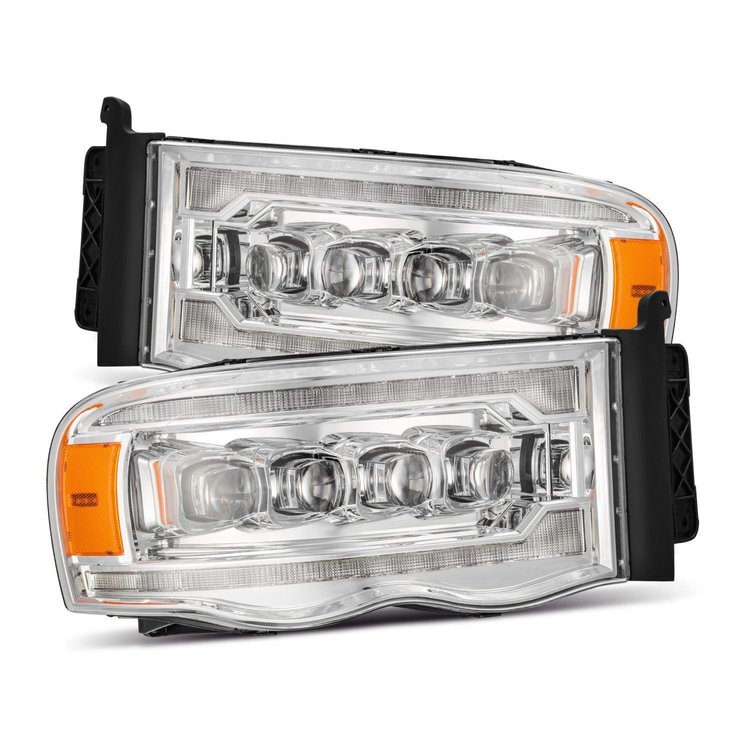 880565 NOVA-Series LED Projector Headlights for 2002-2005 Dodge RAM 1500/2500/3500 - Chrome