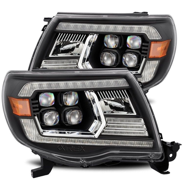 880742 NOVA-Series LED Projector Headlights for 2005-2011 Toyota Tacoma - Black