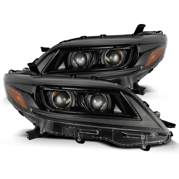 880765 Luxx-Series LED Projector Headlights for 2011-2020 Toyota Sienna - Alpha-Black