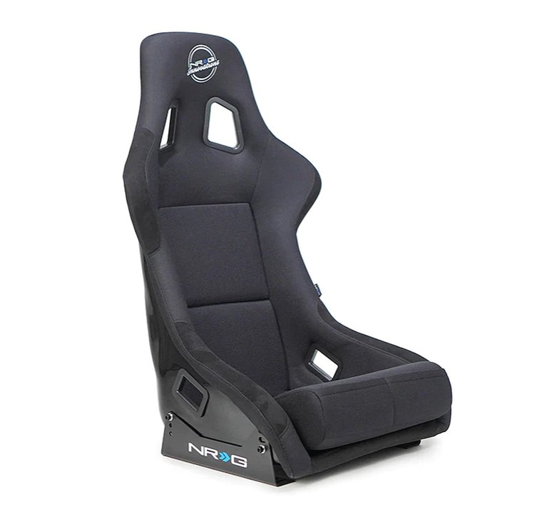 FRP-304BKNRG XL Fiberglass Bucket Seat [Black Cloth]