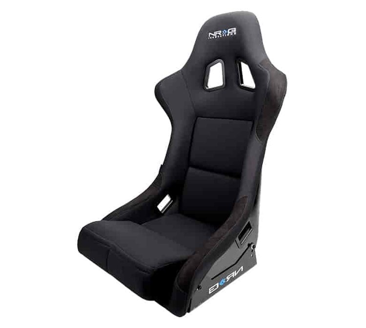 Fiber Glass Medium Bucket Seat Black