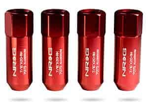 Extended Lug Nuts Red
