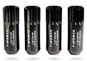 Extended Locking Lug Nuts Black