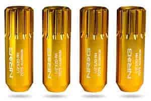 Extended Locking Lug Nuts Rose Gold