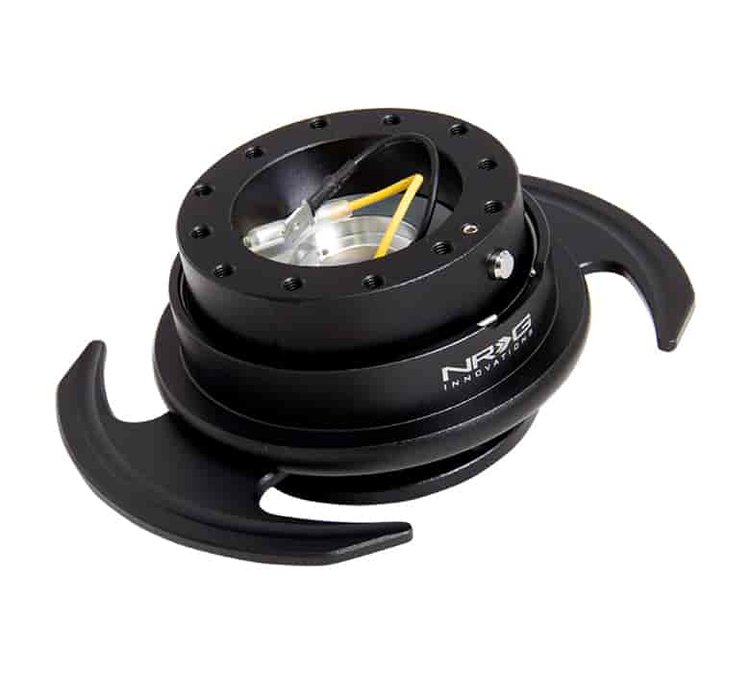 Generation 3.0 Quick Release Steering Wheel Hub Black Body & Black Ring