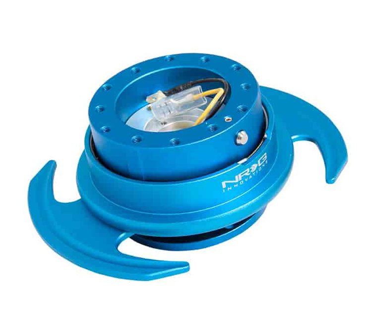 Generation 3.0 Quick Release Steering Wheel Hub Blue Body & Blue Ring