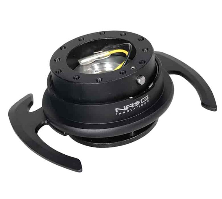 Generation 4.0 Quick Release Steering Wheel Hub - Black Body with Black Ring