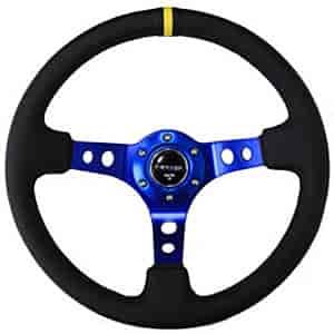 Deep Dish Sport Steering Wheel Diameter: 13.78" (350mm)
