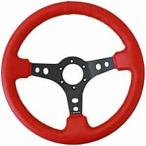 Deep Dish Sport Steering Wheel Diameter: 13.78" (350mm)