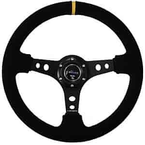 Deep Dish Sport Steering Wheel Diameter: 13.78" (350mm)