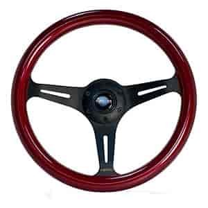 Painted Wood Steering Wheel Diameter: 12.99" (330mm)