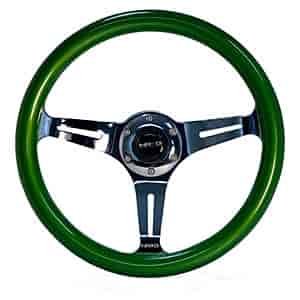 Painted Wood Steering Wheel Diameter: 12.99" (330mm)