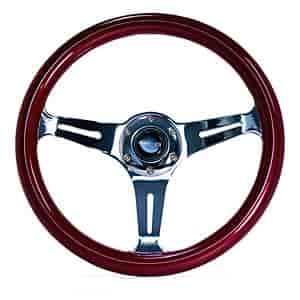 Painted Wood Steering Wheel Diameter: 12.99" (330mm)