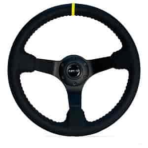 Deep Dish Sport Steering Wheel Diameter: 13.78" (350mm)