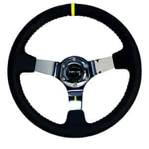 Deep Dish Sport Steering Wheel Diameter: 13.78" (350mm)
