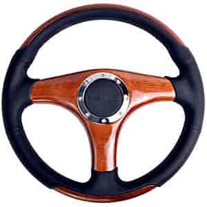 Wood Grain Steering Wheel Diameter: 13.78" (350mm)