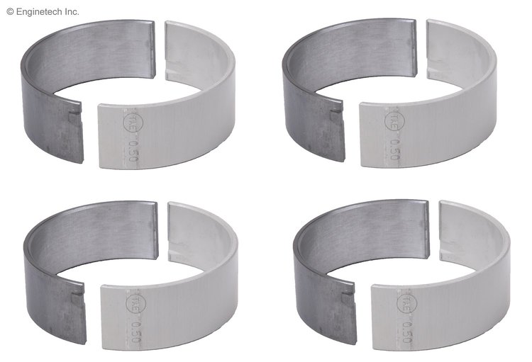 BB1100.50 Rod Bearing Set for 2014-2022 Kia, Hyundai 1.8L, 2.0L [1/2 locating tabs right.; Sizes : .50, 0.50 mm Undersize]