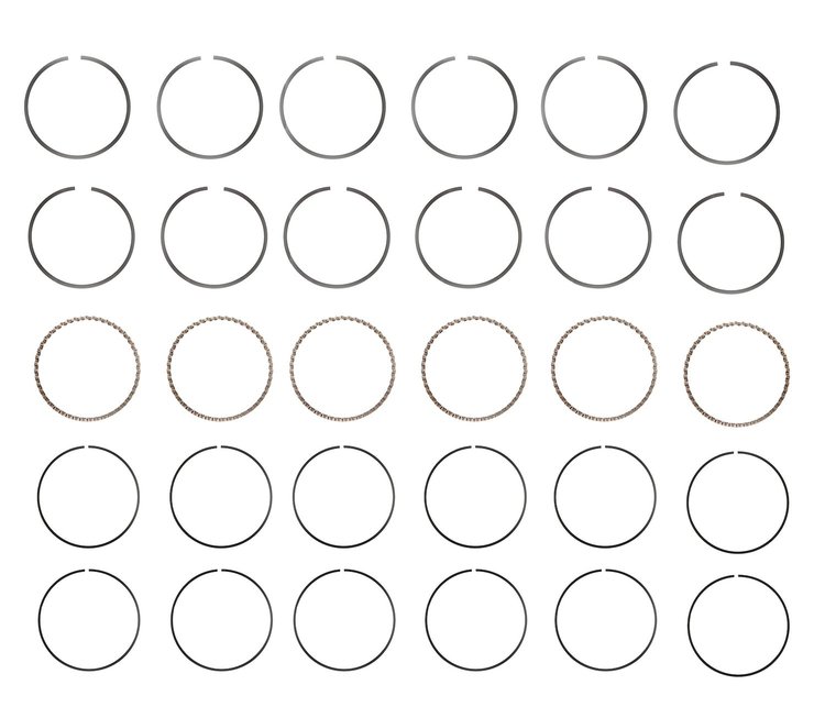 C38736-STD Piston Ring Set for 1963-1989 Chevrolet, GMC 4.8L [Standard Size]