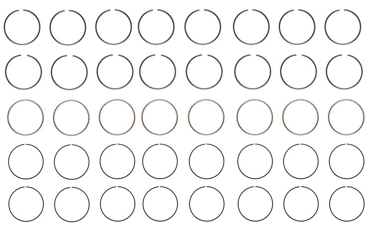 C39158-STD Piston Ring Set for 1959-2001 Chrysler, Dodge 5.2L [Standard Size]
