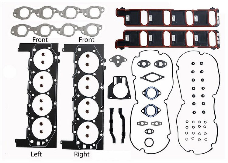 C496HS-A Engine Gasket Set for 2001-2007 Chevrolet, GMC 8.1L