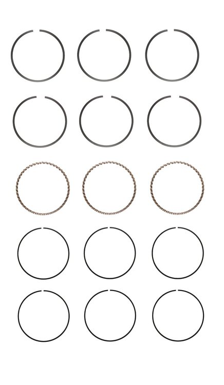 C74123-100 Piston Ring Set for 1989-2000 Chevrolet, Geo 1.0L [+0.100 in. Oversize]