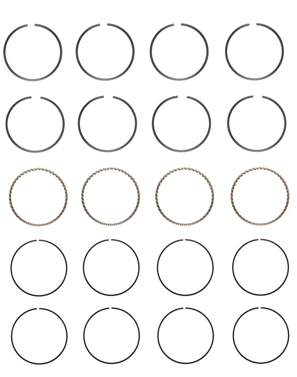 C75514-STD Piston Ring Set for 1988-1990 Dodge 1.5L [Standard Size]
