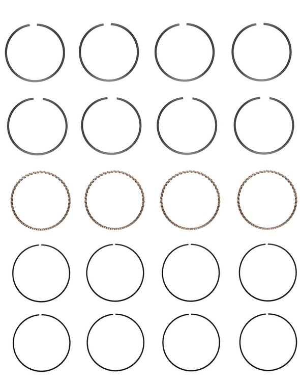 C75524-.50 Piston Ring Set for 1991-1992 Dodge 1.5L [0.50 mm Undersize]