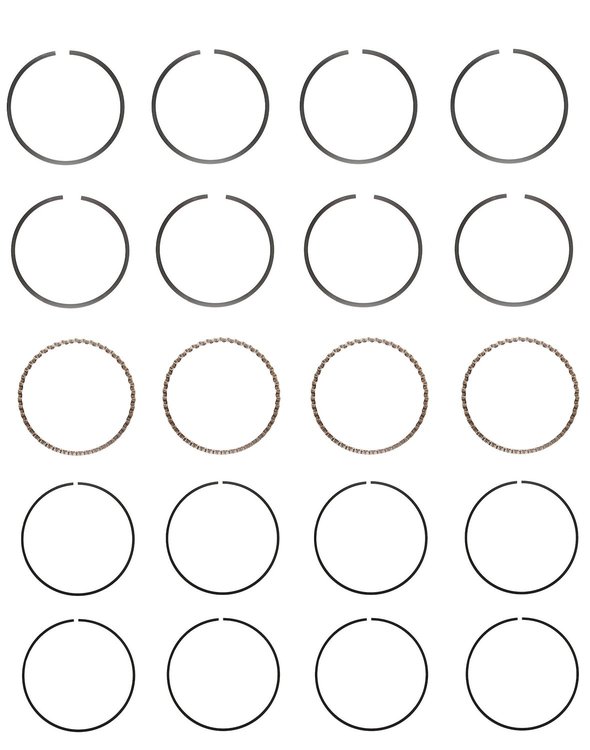 C76014-100 Piston Ring Set for 1982-1988 Nissan 1.5L, 1.6L [+0.100 in. Oversize]