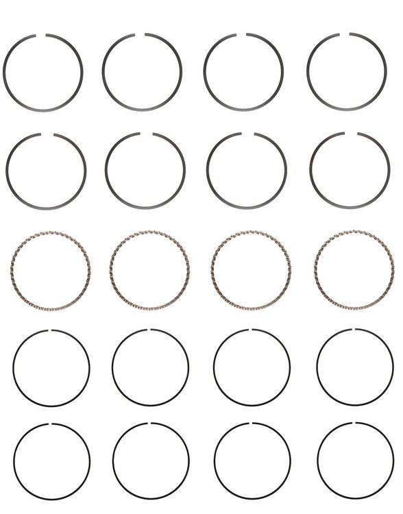 C81004-STD Piston Ring Set for 1993-1997 Toyota 1.6L, 1.8L [Standard Size]