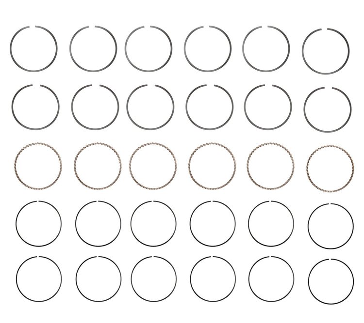 C83506-.75 Piston Ring Set for 1995-1999 Chrysler, Dodge 2.5L [0.75 mm Undersize]