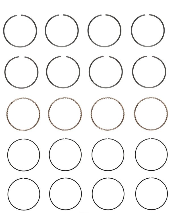 C84114-STD Piston Ring Set for 1983-1986 Toyota 2.0L [Standard Size]