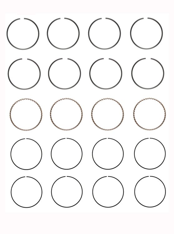C85534-.50 Piston Ring Set for 1983-1986 Dodge 2.0L [0.50 mm Undersize]