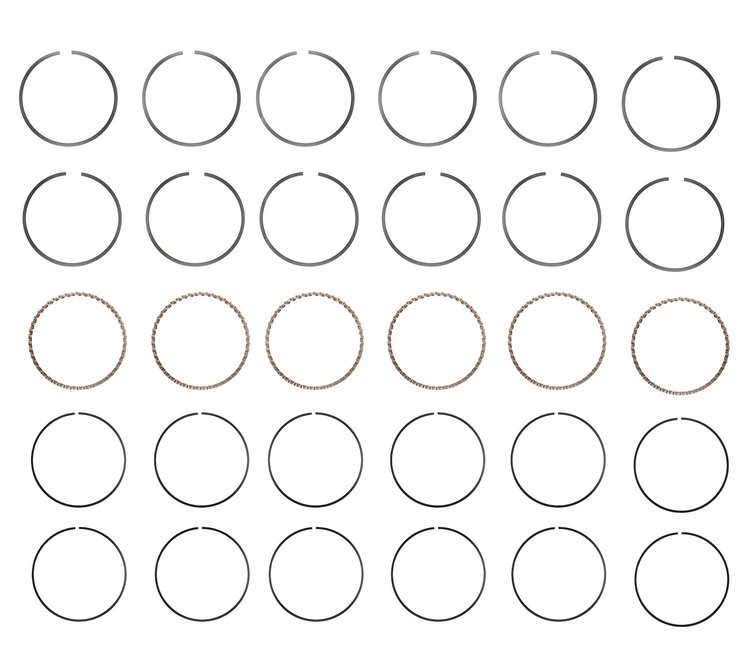 C86006-.50 Piston Ring Set for 1992-2005 Lexus, Toyota 3.0L [0.50 mm Undersize]