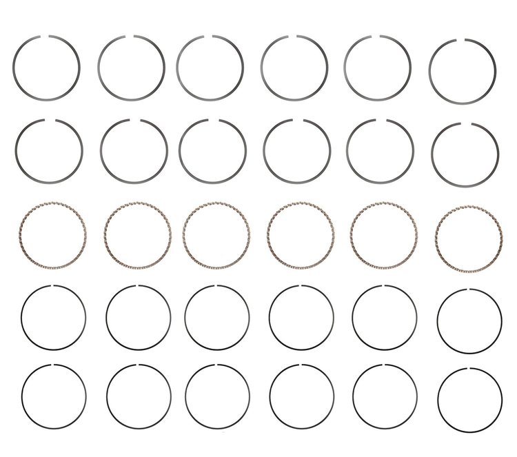 C86126-STD Piston Ring Set for 1998-2009 Chrysler, Dodge 2.7L [Standard Size]