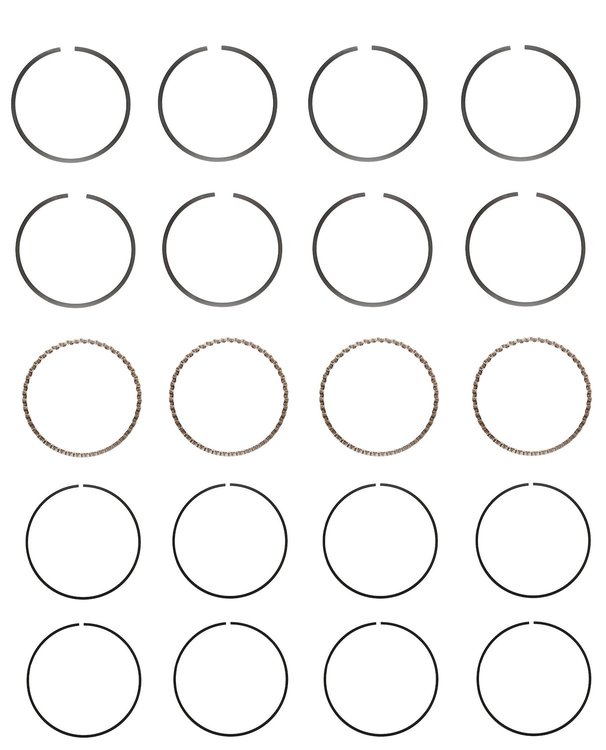 C86154-STD Piston Ring Set for 1987-1997 Toyota 2.0L [Standard Size]