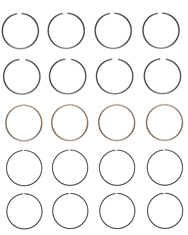 C86224-.50 Piston Ring Set for 1991-1999 Nissan, INFINITI 2.0L [0.50 mm Undersize]