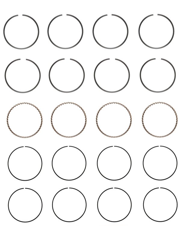 C86334-STD Piston Ring Set for 1986-1995 Toyota 2.0L [Standard Size]
