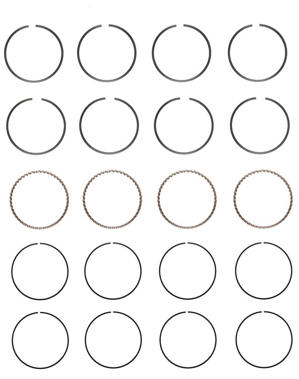 C87504-STD Piston Ring Set for 1981-1995 Chrysler, Dodge 2.2L, 2.5L [Standard Size]