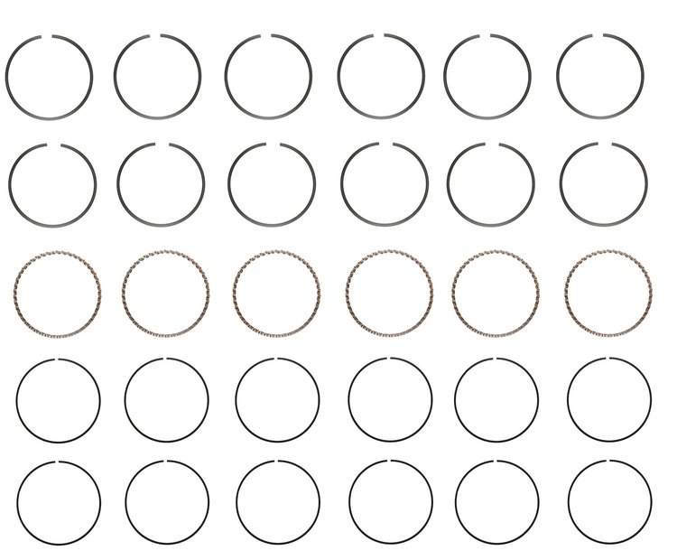 C87526-STD Piston Ring Set for 1988-1995 Lexus, Toyota 3.0L [Standard Size]
