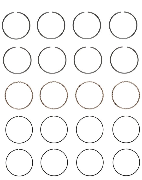 C88524-100 Piston Ring Set for 1975-1980 Toyota 2.2L [+0.100 in. Oversize]