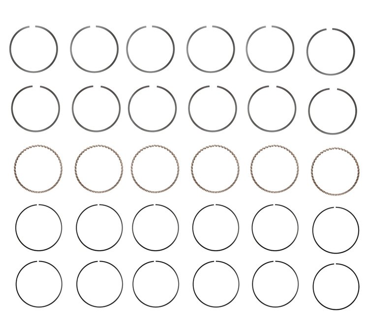 C89156-STD Piston Ring Set for 1986-2000 Ford, Mercury, Mazda 3.0L [Standard Size]