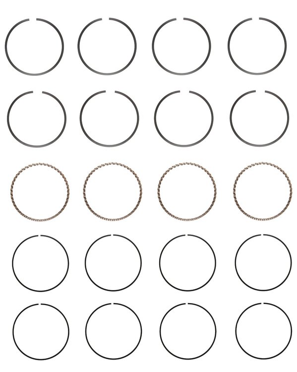 C91014-100 Piston Ring Set for 1986-1989 Toyota 2.2L [+0.100 in. Oversize]