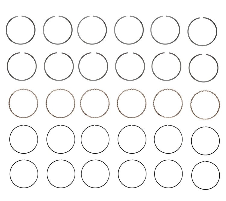 C91516-STD Piston Ring Set for 1996-2004 Mercury, Nissan, INFINITI 3.3L [Standard Size]