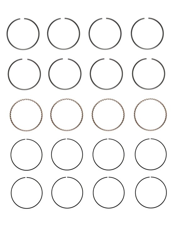 C92114-.50 Piston Ring Set for 1985-1995 Toyota, Mazda 2.4L, 2.6L [0.50 mm Undersize]