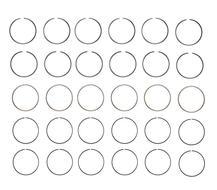 C92146-.75 Piston Ring Set for 1996-2009 Buick, Chevrolet, Oldsmobile, Pontiac 3.4L [0.75 mm Undersize]