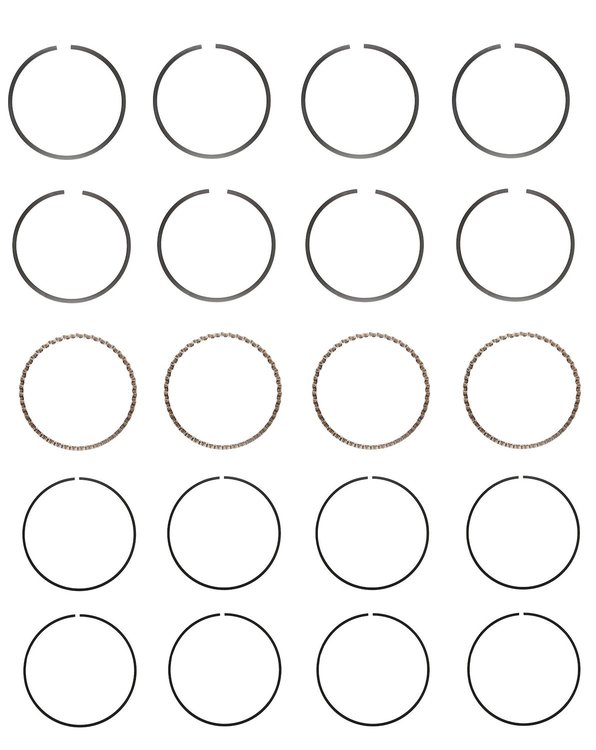 C96014-STD Piston Ring Set for 1985-1993 Ford, Mercury 2.3L [Standard Size]