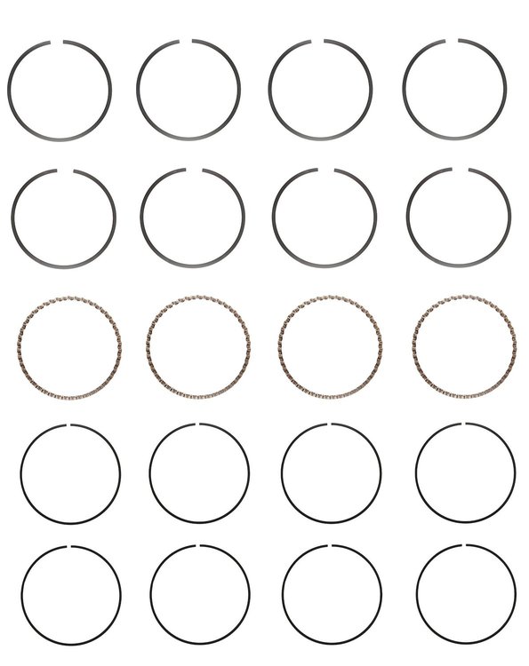 C96034-STD Piston Ring Set for 1995-2001 Ford, Mazda 2.3L, 2.5L [Standard Size]