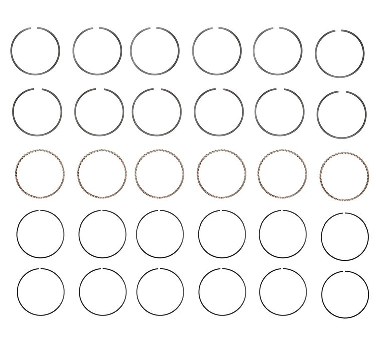 C96146-.50 Piston Ring Set for 1993-1995 Buick, Chevrolet, Oldsmobile, Pontiac 3.8L [0.50 mm Undersize]