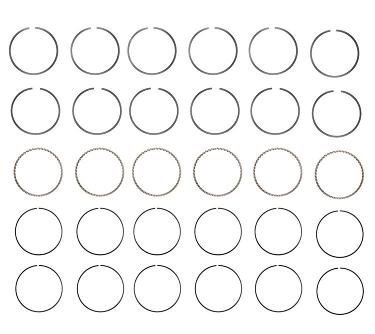 C96826-.75 Piston Ring Set for 1982-1987 Ford, Lincoln, Mercury 3.8L [0.75 mm Undersize]