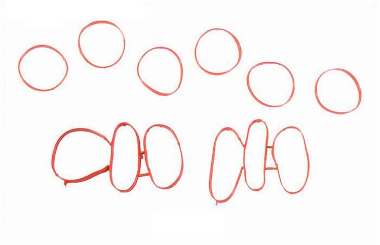 IF4.0-A Intake Manifold Gasket Set for 1997-2001 Ford, Mercury 4.0L